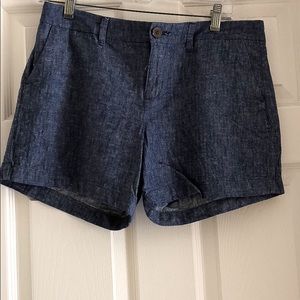 Chambray Linen Blend Shorts by Old Navy